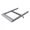 Dataflex Addit hardware-beveiligingslade 622, zilver, staal, effen, 530 mm, 450 mm, 75 mm