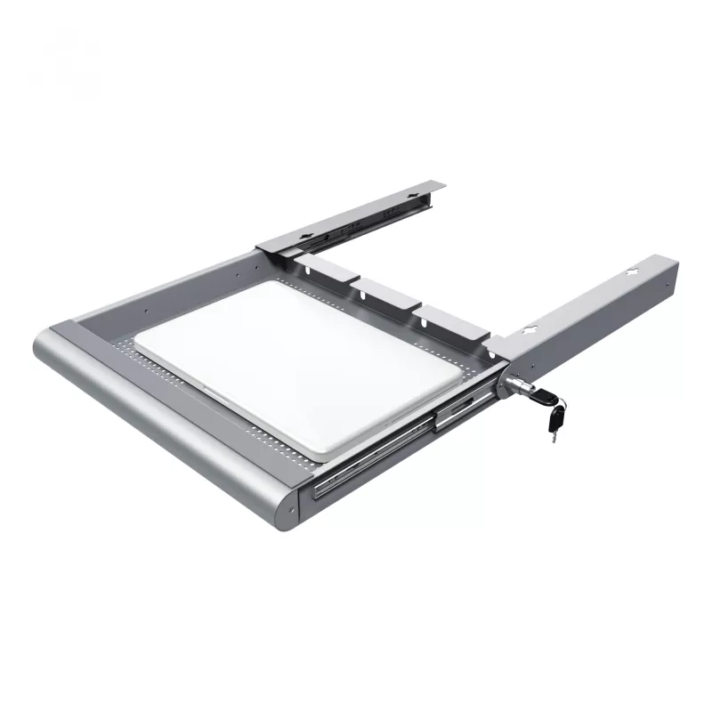 Dataflex Addit hardware-beveiligingslade 622, zilver, staal, effen, 530 mm, 450 mm, 75 mm