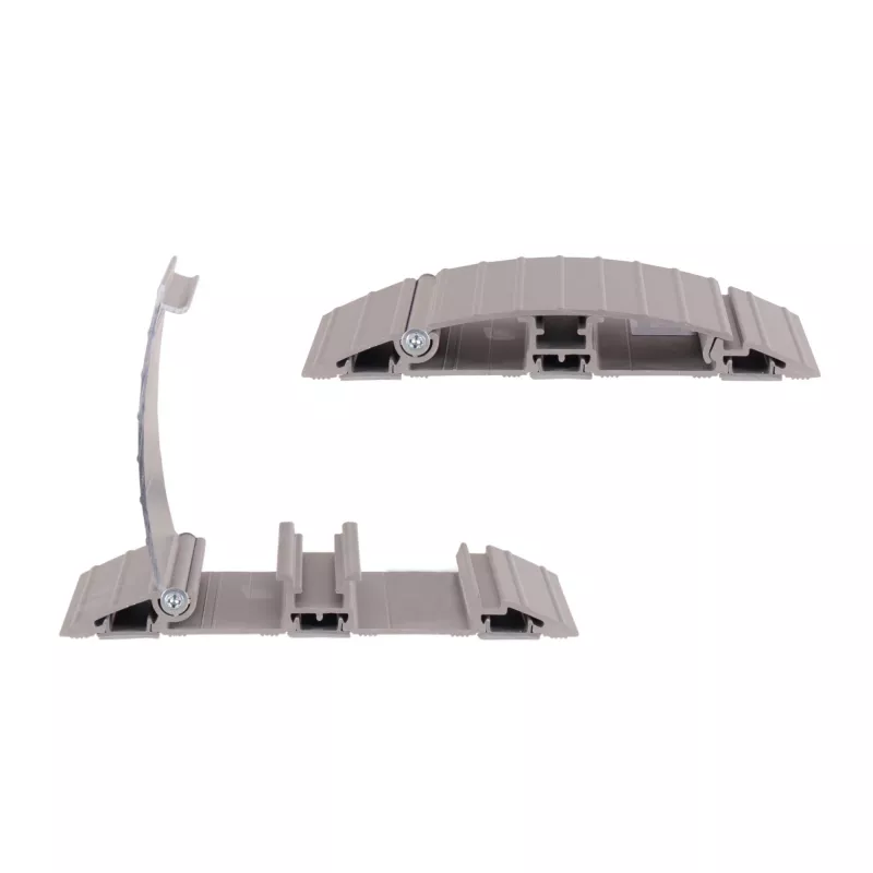 Dataflex Addit kabelbrug 118 cm - recht 452, zilver, aluminium, 500 kg, 2 cm, 145 mm, 180 mm