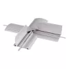 Dataflex Addit kabelbescherming - kruisverbinding 472, kabelbescherming, zilver, aluminium, 500 kg, 2 cm, 260 mm