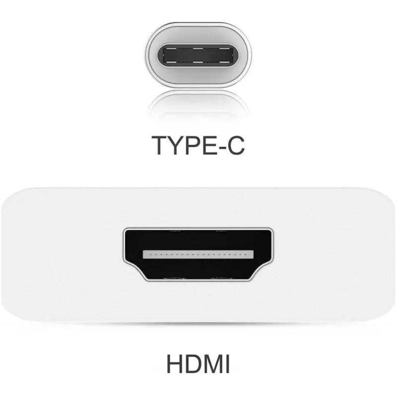 Techly converterkabel adapter USB 3.1 Type-C naar HDMI 1.4, 3.2 Gen 2 (3.1 Gen 2), USB Type-C, HDMI-uitgang