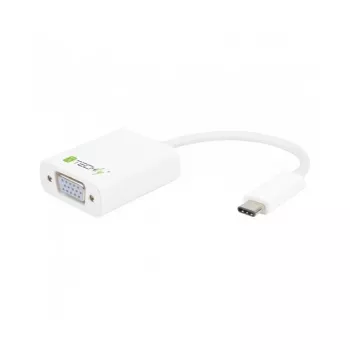 Techly IADAP-USB31-VGA USB-grafische adapter wit