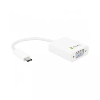 Techly IADAP-USB31-VGA USB-grafische adapter wit