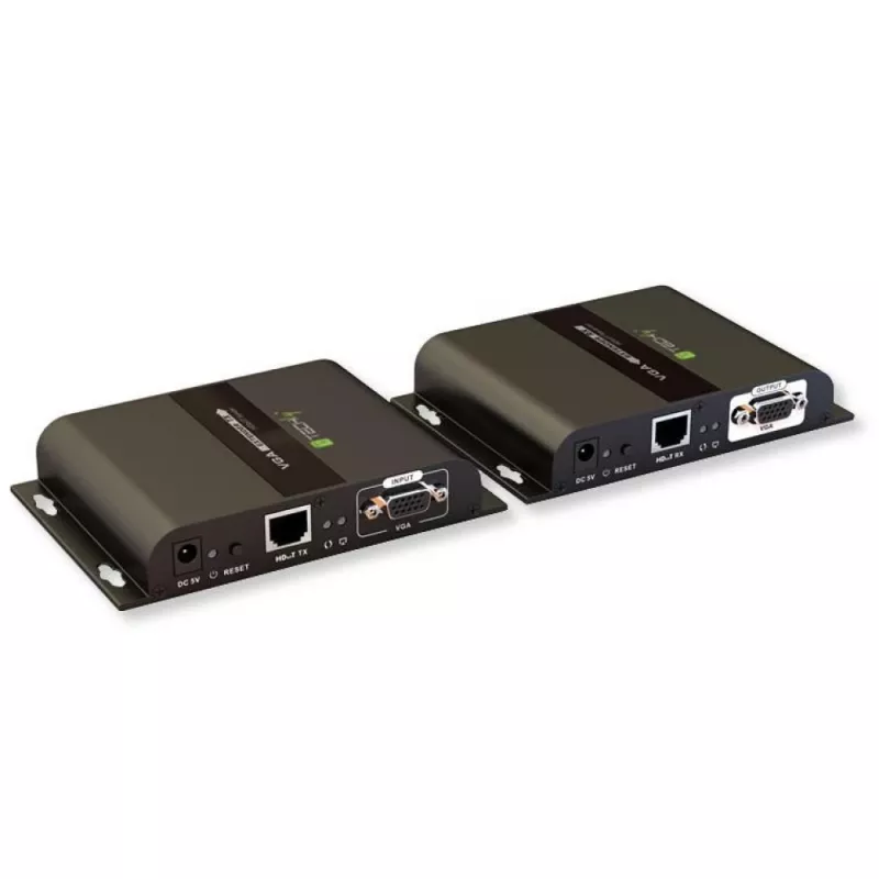 Techly IDATA EXTIP-383V AV-extender AV-zender & -ontvanger zwart