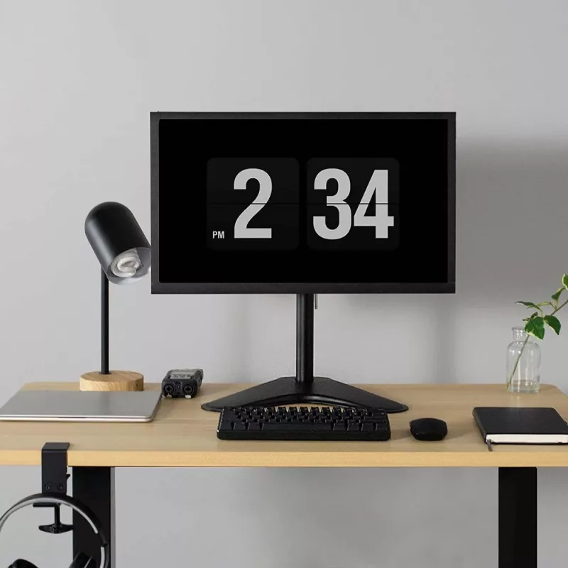 Techly ICA-LCD 2500 monitorhouder/-standaard 68,6 cm (27 inch) bureau zwart