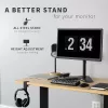 Techly ICA-LCD 2500 monitorhouder/-standaard 68,6 cm (27 inch) bureau zwart