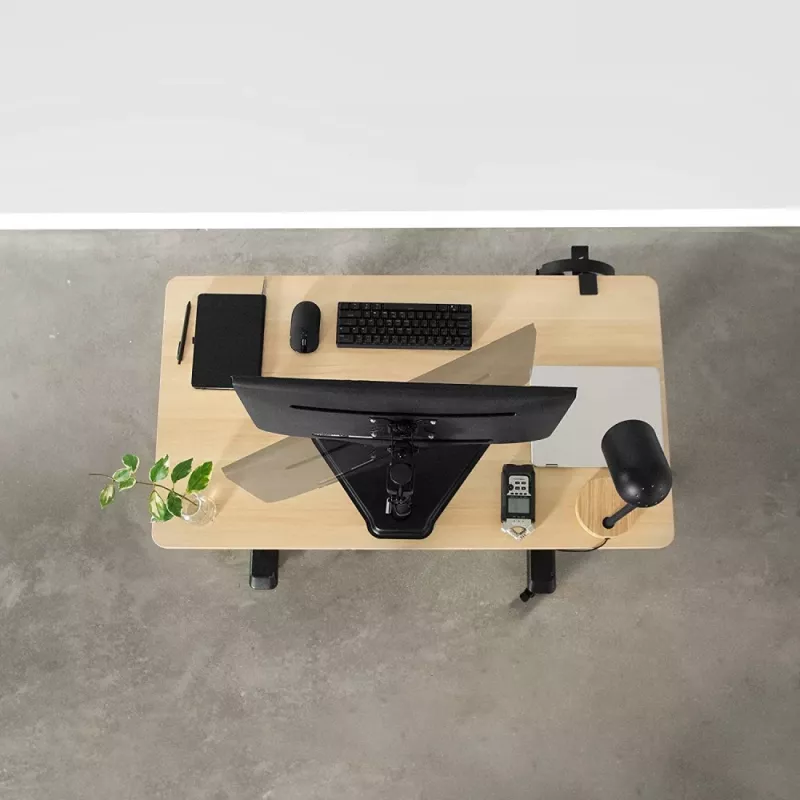 Techly ICA-LCD 2500 monitorhouder/-standaard 68,6 cm (27 inch) bureau zwart