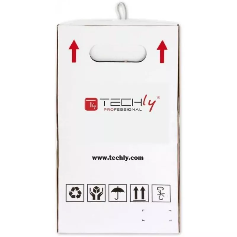 Techly ITP-C6U-FL netwerkkabel grijs 305 m Cat6 U/UTP (UTP)