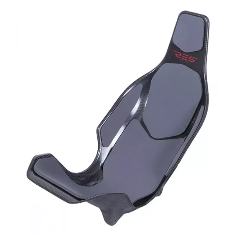 Res-Tech X1 CARBON SEAT - grijs, racezit, grijs, carbon, neopreen