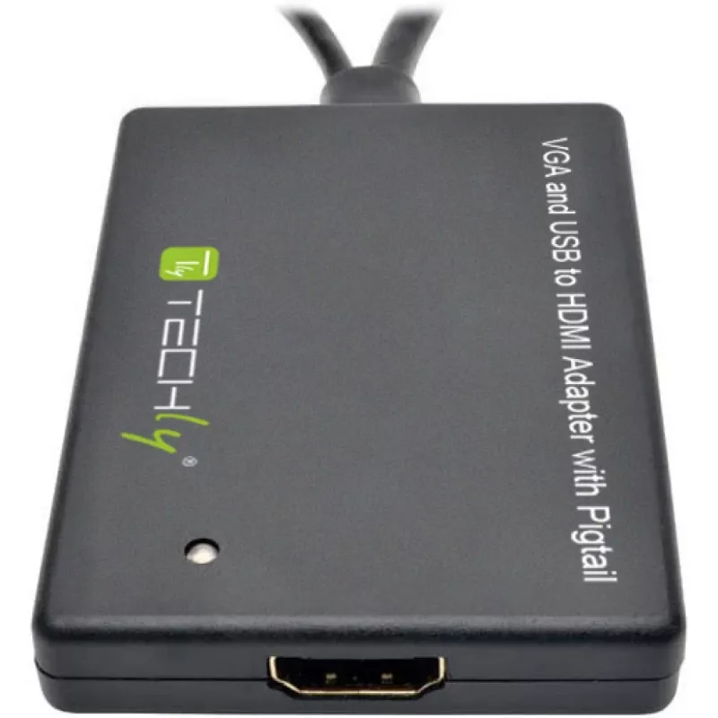 Techly kabelconverter SVGA en audio naar HDMI IDATA HDMI-VGA3