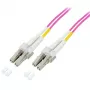 Techly LC/LC multimode 50/125 OM4 5m glasvezelkabel ILWL D5-LCLC-050/OM4