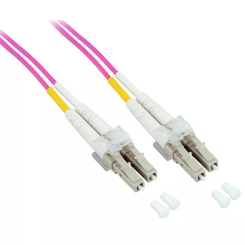 Techly LC/LC multimode 50/125 OM4 5m glasvezelkabel ILWL D5-LCLC-050/OM4