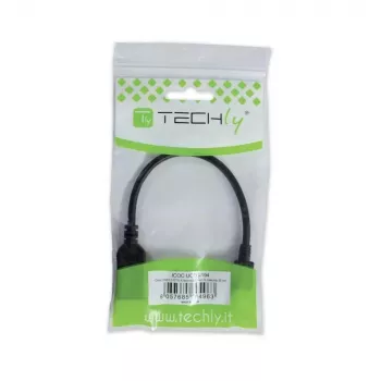 Techly USB2.0 OTG-kabel A-bus / Micro-B-stekker 0,2 m ICOC UOTG-194