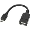 Techly USB2.0 OTG-kabel A-bus / Micro-B-stekker 0,2 m ICOC UOTG-194