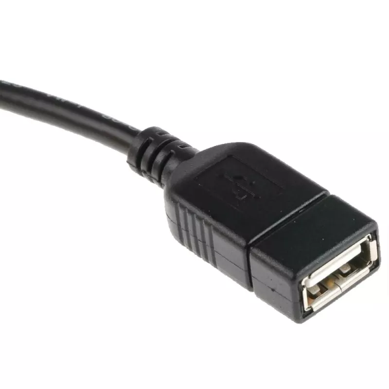 Techly USB2.0 OTG-kabel A-bus / Micro-B-stekker 0,2 m ICOC UOTG-194