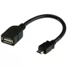Techly USB2.0 OTG-kabel A-bus / Micro-B-stekker 0,2 m ICOC UOTG-194