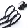 Techly kabelbinder nylon patch 100X2,5 mm 100 stuks zwart ISWT-10025-BK