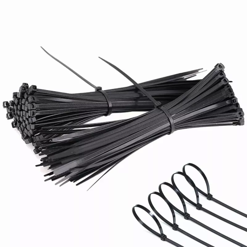 Techly ISWT-14235-BK Nylon kabelbinders, 142 x 3,5 mm, 100 stuks, zwart