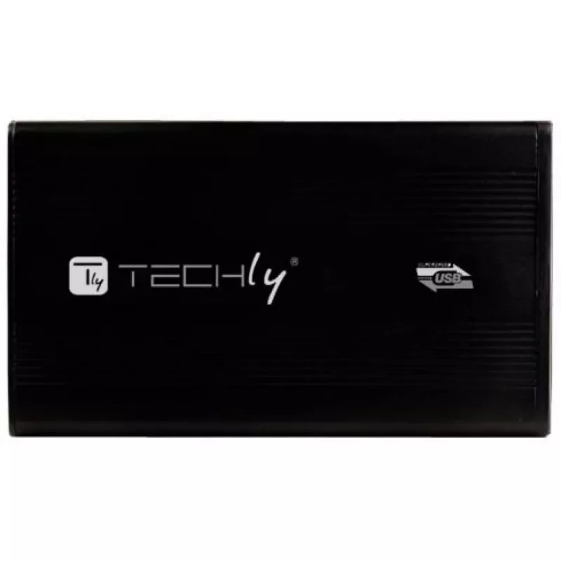 Techly externe behuizing USB 3.0 2,5″ SATA I-CASE SU3-25B, 2,5 inch, Serial ATA, 5 Gbit/s, zwart