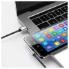 Techly ICOC MU2CC9-005-AL USB-kabel USB 2.0 0,5 m USB C grijs, zwart