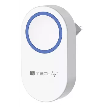 Techly I-BELL-RING05R Draadloze deurbel Ontvanger Wit