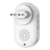 Techly I-BELL-RING05R Draadloze deurbel Ontvanger Wit