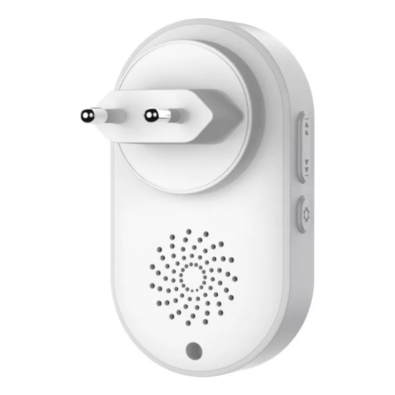 Techly I-BELL-RING05R Draadloze deurbel Ontvanger Wit