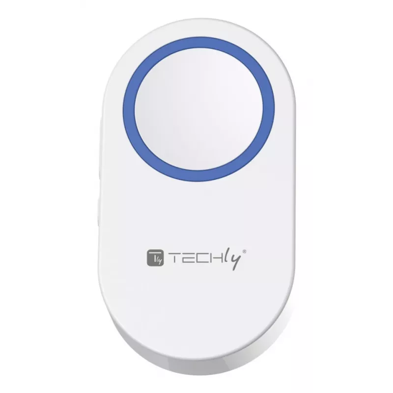 Techly I-BELL-RING05R Draadloze deurbel Ontvanger Wit