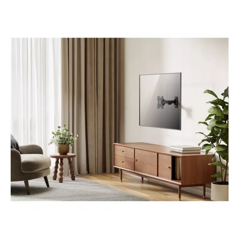 Techly ICA-LCD 421 Tv-muurbeugel/standaard 106,7 cm (42 inch) Zwart
