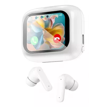 Techly ICC SB-BLT08W Koptelefoon/headset True Wireless Stereo (TWS) In-ear Gesprekken/muziek Bluetooth Wit
