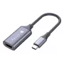 Techly I-USB-VIDEO-C4K Videokabel-adapter HDMI Type-A (standaard) USB Type-C zilver