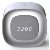 Techly IC-CLOCK-56WH Wekker Digitale wekker Grijs, Wit