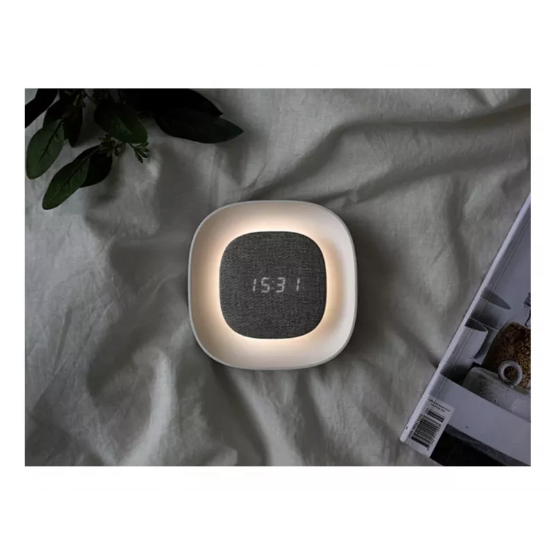 Techly IC-CLOCK-56WH Wekker Digitale wekker Grijs, Wit