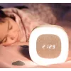 Techly IC-CLOCK-56WH Wekker Digitale wekker Grijs, Wit