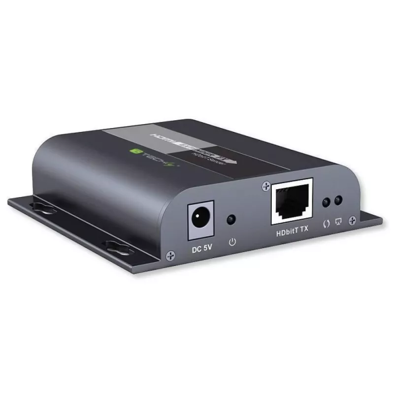 Techly IDATA-EXTIP-383V4 AV-zender & -ontvanger Zwart
