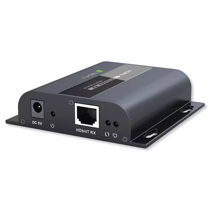 Techly IDATA-EXTIP-383V4 AV-zender & -ontvanger Zwart