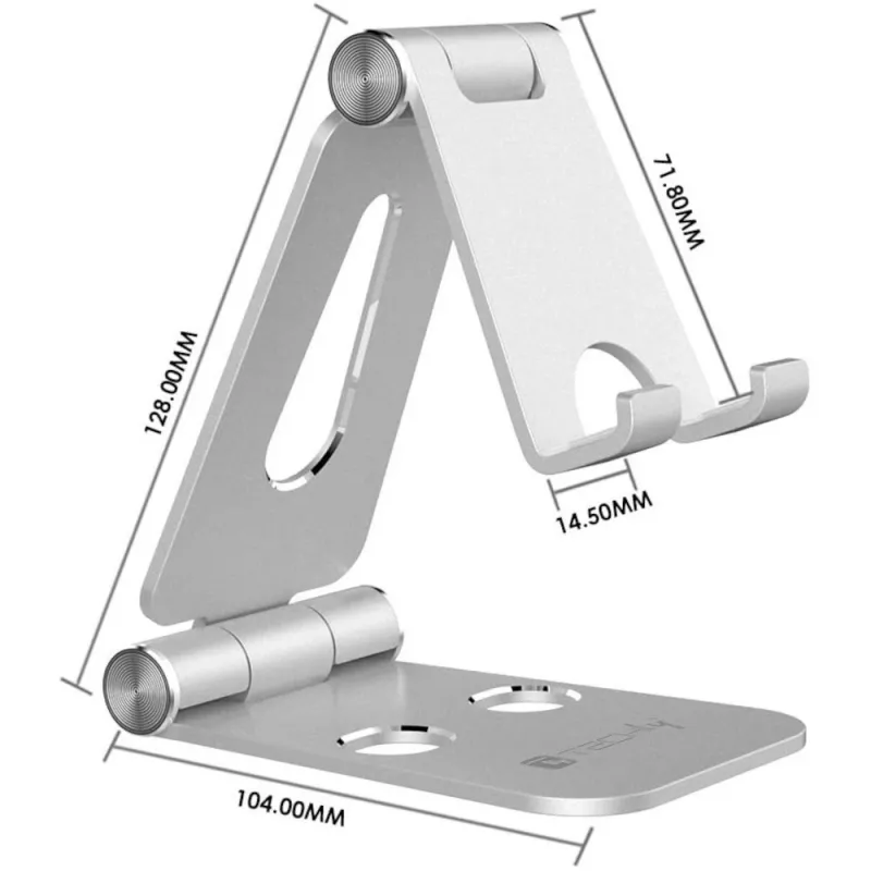 Techly I-SMART-STAND6 Houder Passieve houder Mobiele telefoon/smartphone Zilver