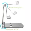 Techly I-SMART-STAND6 Houder Passieve houder Mobiele telefoon/smartphone Zilver