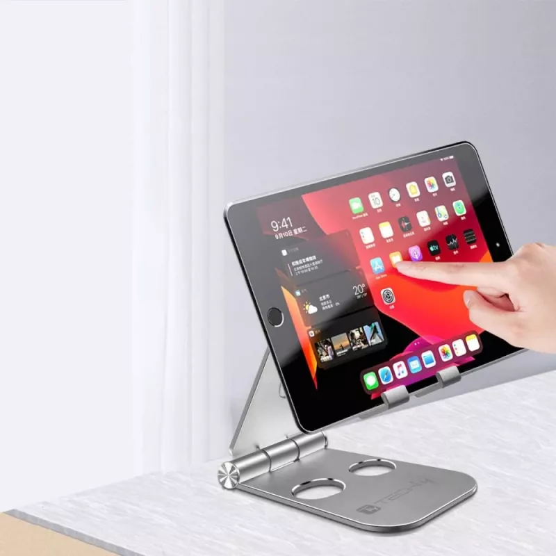 Techly I-SMART-STAND6 Houder Passieve houder Mobiele telefoon/smartphone Zilver