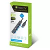 Techly IUSB32-HUB4A-4U3SL Laptop-dockingstation/poortreplicator Bedraad USB 3.2 Gen 1 (3.1 Gen 1) Type-A Grijs