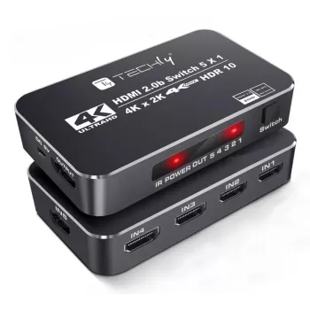 Techly IDATA HDMI2-4K5160B Videoswitch HDMI