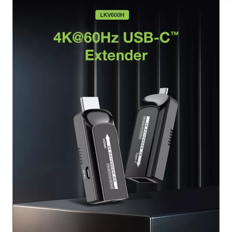 Techly IDATA EXT-600HC AV-extender AV-zender & -ontvanger Zwart