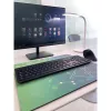 Techly ICA-MP GLASS1 Muispad Gaming-muispad Groen