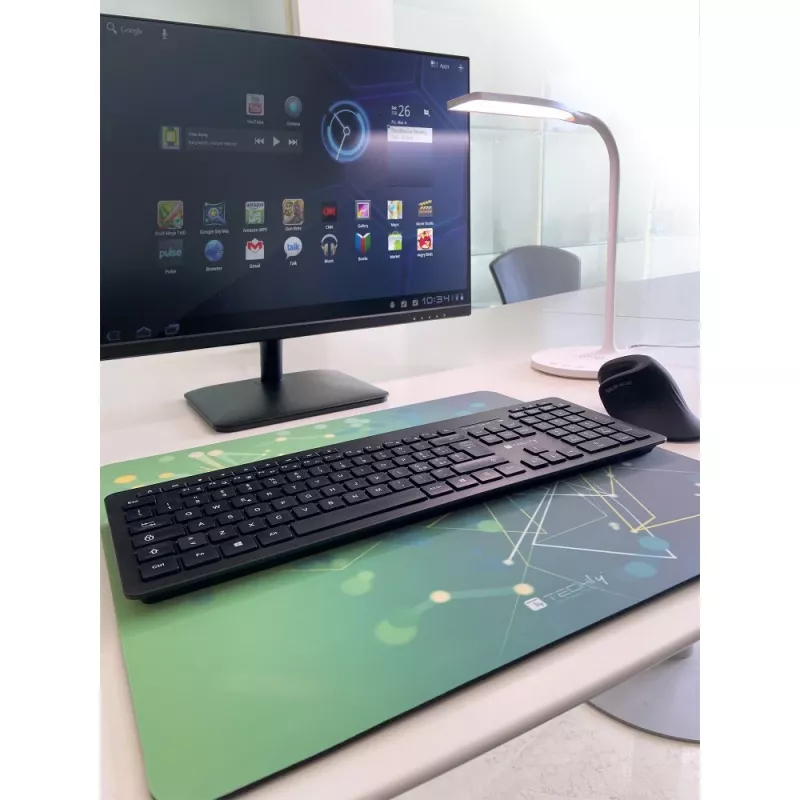 Techly ICA-MP GLASS1 Muispad Gaming-muispad Groen
