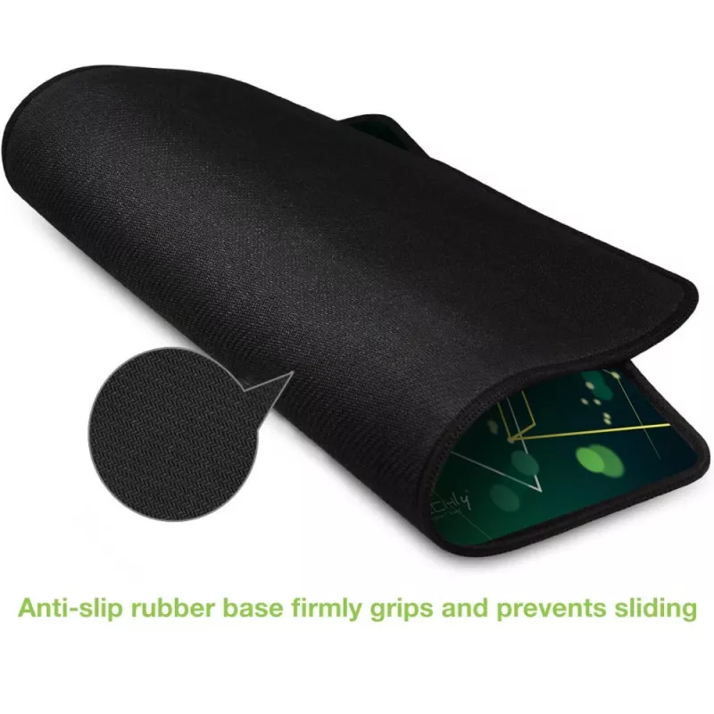 Techly ICA-MP GLASS1 Muispad Gaming-muispad Groen
