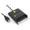 Techly I-CARD CAM-USB2TY2 Smartcard-lezer Binnen USB USB Type-A Zwart