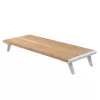 Techly ICA-MS 389 Monitorstandaard / voet Bureau Wit, Hout