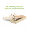Techly ICA-MS 389 Monitorstandaard / voet Bureau Wit, Hout