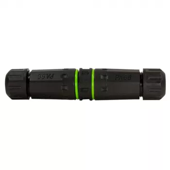 Techly IP68 Waterdichte duplex LC-glasvezelconnector met twee kabelwartels