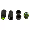 Techly IP68 Waterdichte duplex LC-glasvezelconnector met twee kabelwartels